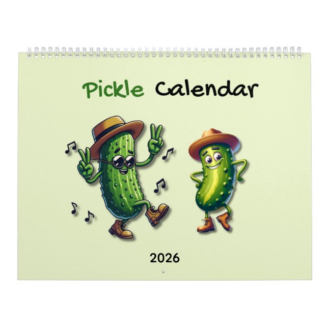 2026 Pickle Character Themed  Kalender (Omslag)