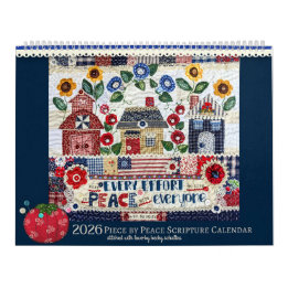 2026 Piece by Peace Scripture Calendar Kalender