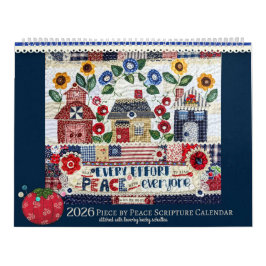 2026 Piece by Peace Scripture Calendar Kalender