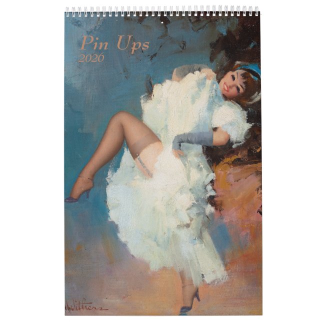 2026 Pinup-kalender Kalender (Omslag)