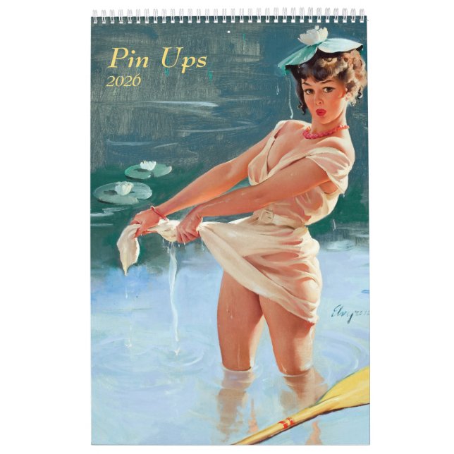 2026 Pinup-kalender Kalender (Omslag)