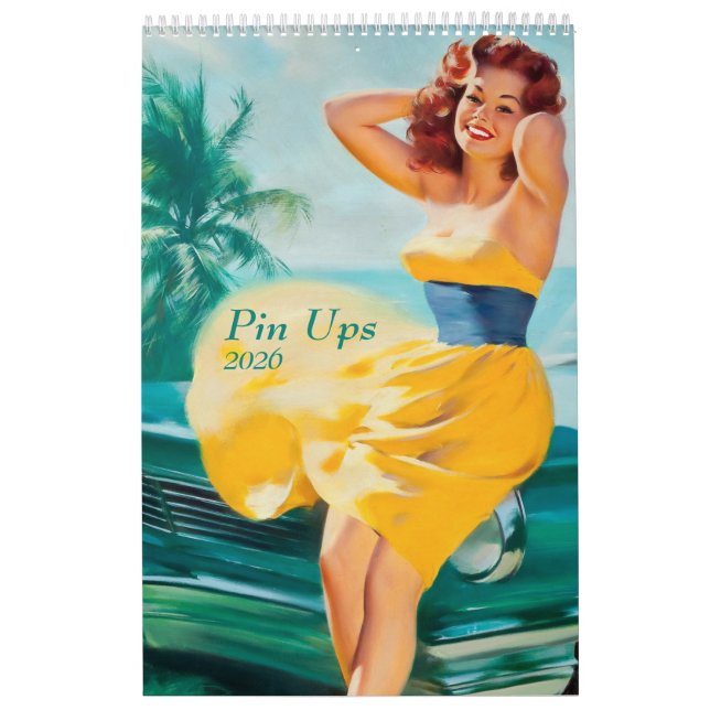 2026 Pinup-kalender Kalender (Omslag)