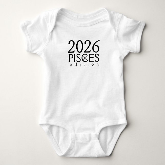 2026 Pisces edition with symbol T Shirt (Framsida)