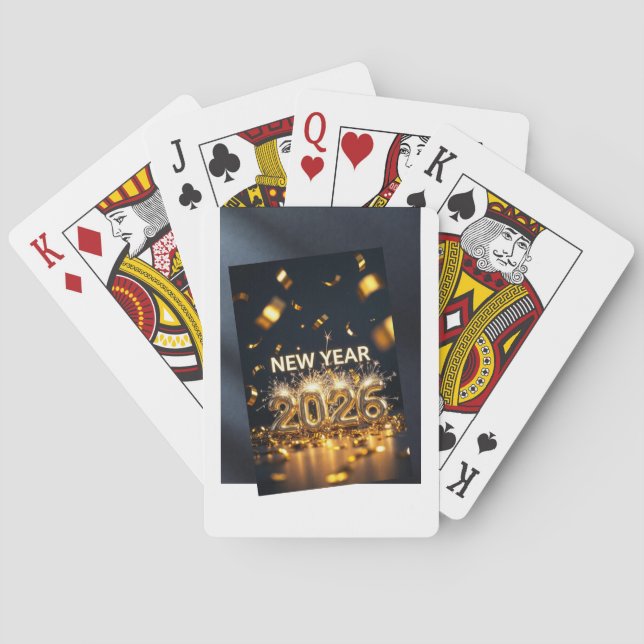 2026 Playing Cards -  Custom Deck Casinokort (Baksidan)
