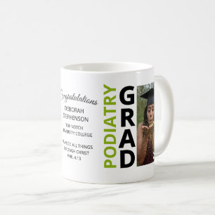 2026 PODIATRIEXAMEN Graduate Photo Grad Souvenir Kaffemugg