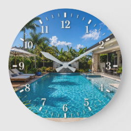 2026 Pool Clock Stor Klocka