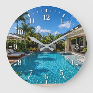 2026 Pool Clock Stor Klocka