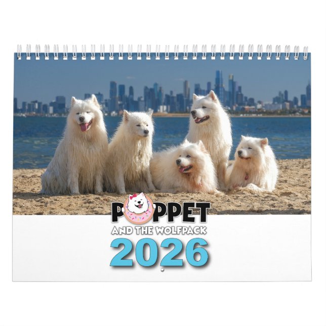 2026 Poppet och Wolfpack Kalender (Omslag)