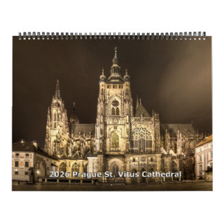 2026 Prag - St.Vitus-katedralen nattkalender Kalender