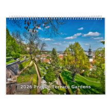 2026 Prag - Terrass Trädgårdar Kalender