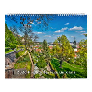 2026 Prag - Terrass Trädgårdar Kalender