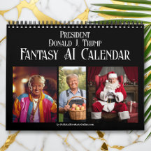 2026 President Donald J Trump AI Fantasi Foto