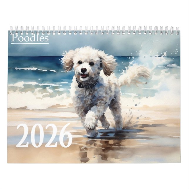 2026 Pudel Kalender (Omslag)