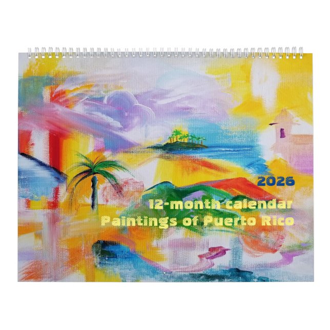 2026 Puerto Rico 12-month Calendar Kalender (Omslag)