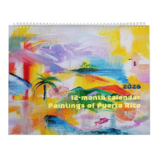 2026 Puerto Rico 12-month Calendar Kalender