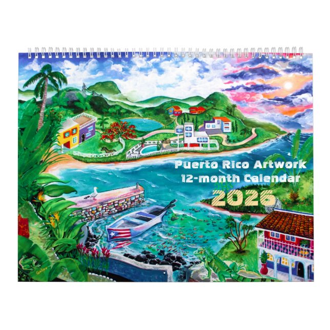 2026 Puerto Rico Art Kalender (Omslag)