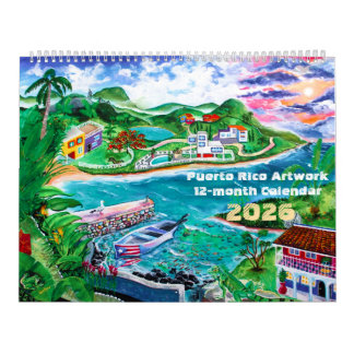 2026 Puerto Rico Art Kalender
