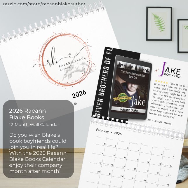 2026 Raeann Blake Books Calendar Kalender (Skapare uppladdad)