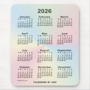 2026 Rainbow Cloud Calendar av Janz Musmatta