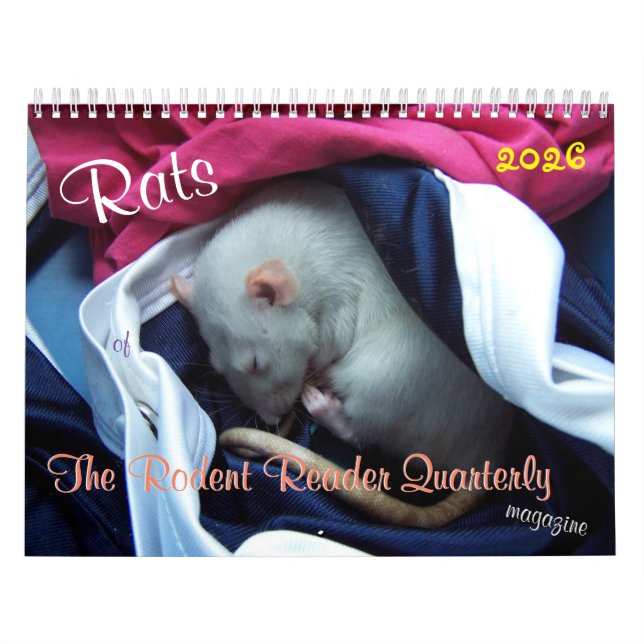 2026 Rats of The Rodent Reader Calendar G Kalender (Omslag)