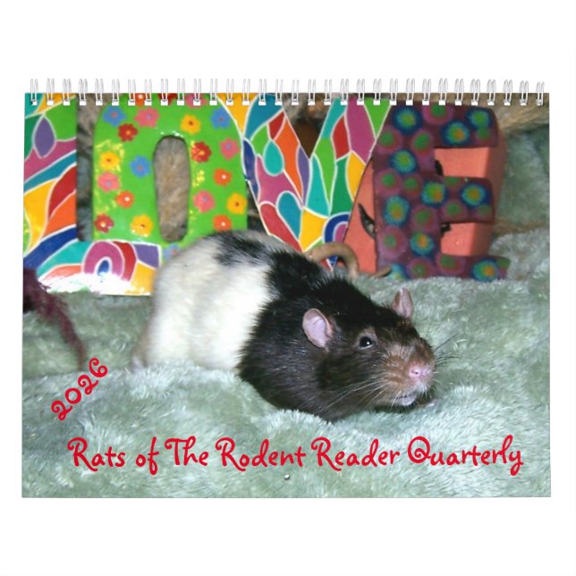 2026 RATS of the Rodent Reader Calendar I Kalender (Omslag)