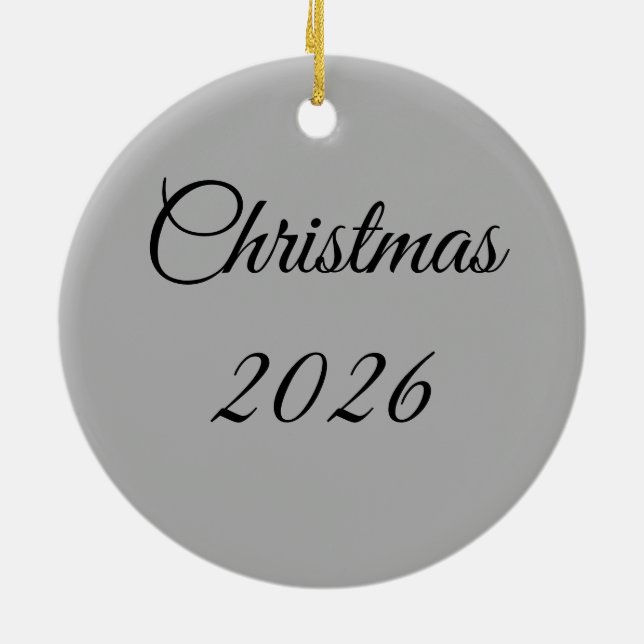 2026 Regnbågs Hjärtan Julgransprydnad Keramik (Baksidan)