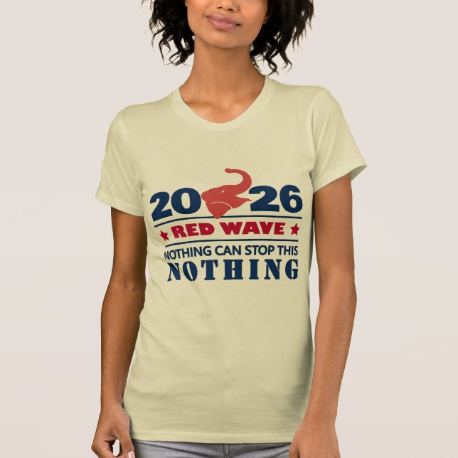 2026 RÖDA VÅG T-Shirt (Framsida)