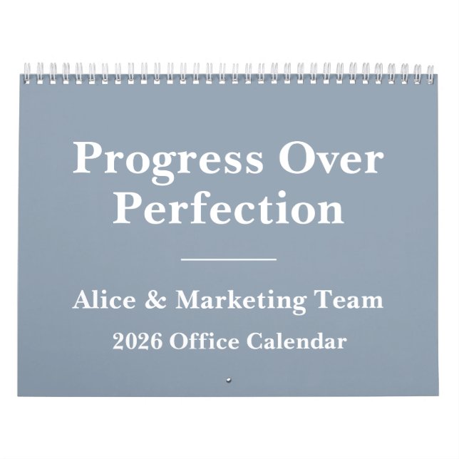 2026 Rolig Kontorsmotivation… Typ Kalender (Omslag)