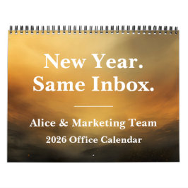 2026 Roligt Kontors Inbox Humor Kalender