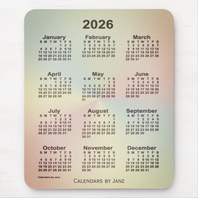 2026 San Telmo Rainbow Calendar av Janz Musmatta (Framsidan)