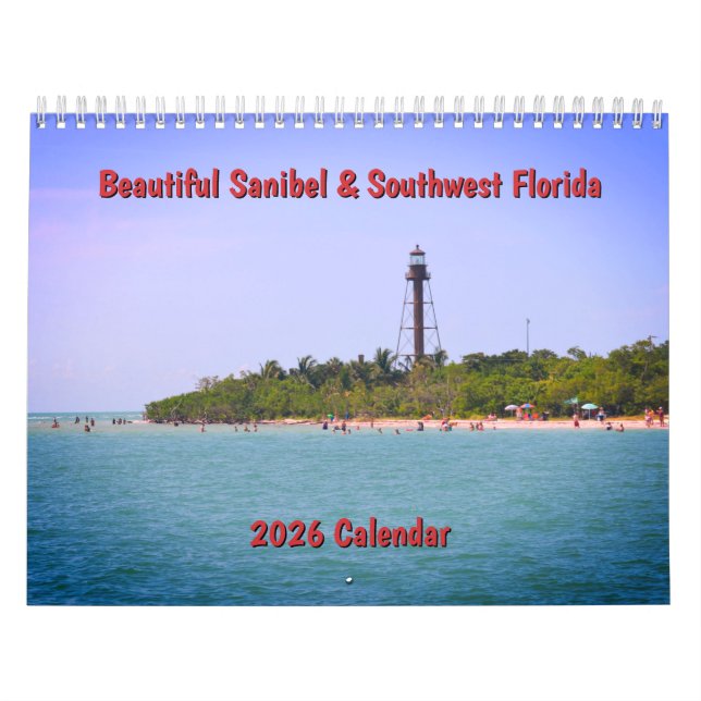 2026 Sanibel & Southwest Florida Wall Calendar Kalender (Omslag)