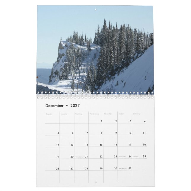 2026 Scenisk naturlandskapskalender Kalender (Dec 2027)