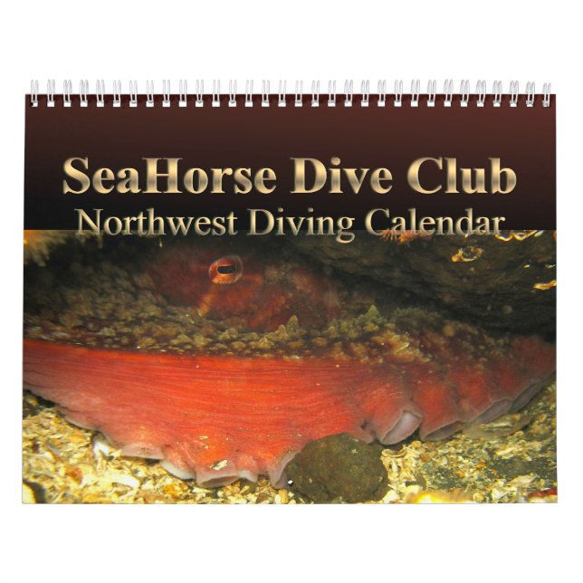 2026 SeaHorse Dive Club Northwest Diving Calendar Kalender (Omslag)