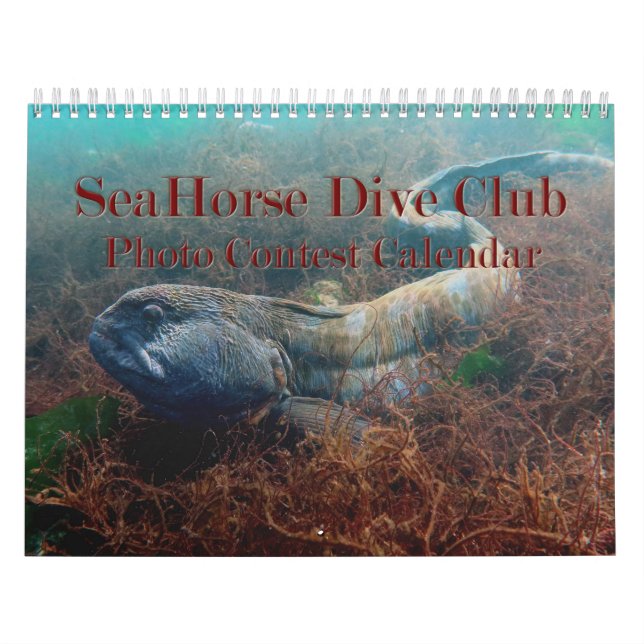 2026 SeaHorse Dive Club Photo Contest Calendar Kalender (Omslag)