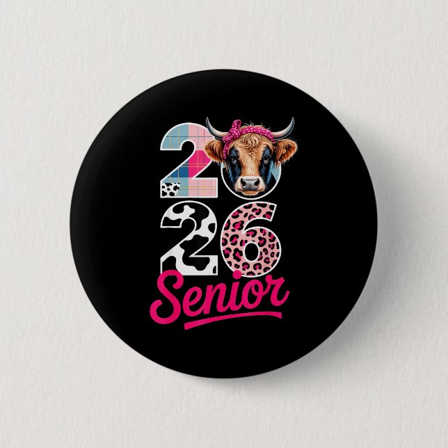 2026 Senior Cow Lovers Graduation Funny Cl Shirt F Knapp (Framsida)
