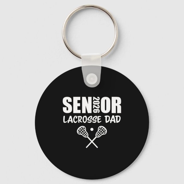 2026 Senior Lacrosse Dad Lacrosse Team Parent  Nyckelring (Framsida)