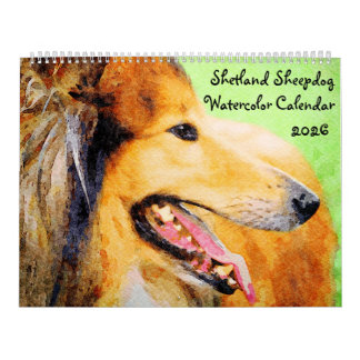 2026 Shetland Sheepdog Sheltie Mamma Ägare Kalender
