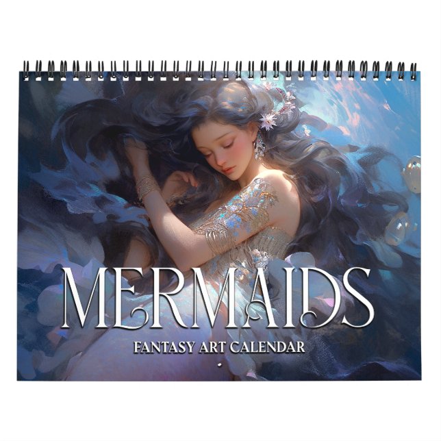 2026 Sjöjungfruar 2 Fantasy Art Calendar Kalender (Omslag)