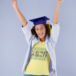 2026 Skräddarsydd Foto Examens T-Shirt