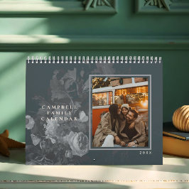 2026 Sleek Stylish Floral Artistic Photopop Kalender