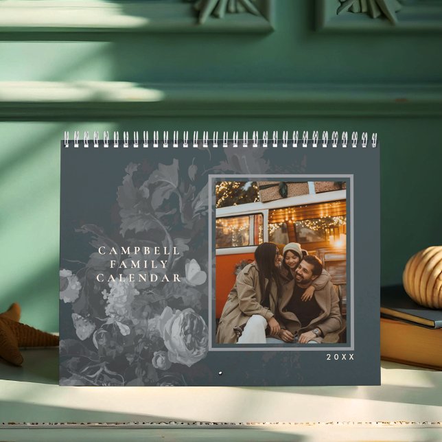 2026 Sleek Stylish Floral Artistic Photopop Kalender (Skapare uppladdad)