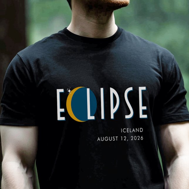 2026 Solförmörkelse T Shirt (Eclipse Totality Tshirt)