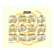 2026 Soliga dagar Kalender av Janz