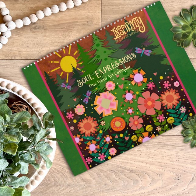 2026 Soul Expressions Ett Ord Inspirerande Kalender (2026 Edition Inspirivity One Word Calendar 
)