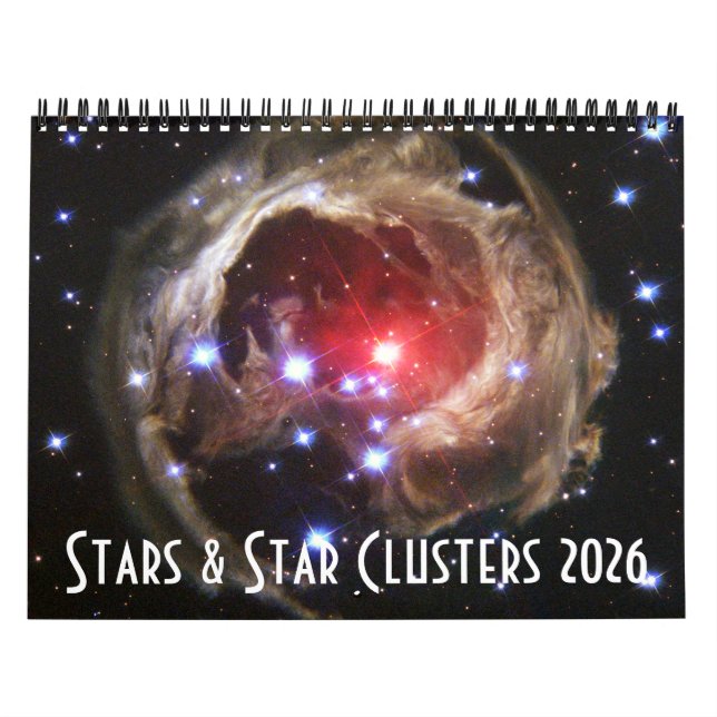 2026 Space Astronomy Star Clusters NASA Universe Kalender (Omslag)