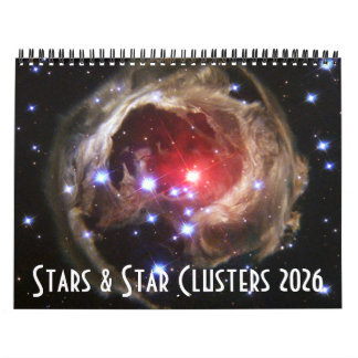 2026 Space Astronomy Star Clusters NASA Universe Kalender