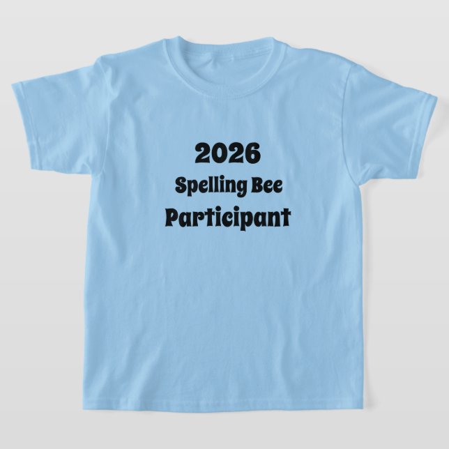 2026 Spärrskjorta för barn T Shirt (Laydown)