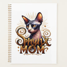 2026 Sphynx Katt Mam Kalender Planerare