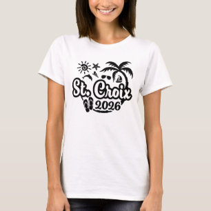 2026 St. Croix Semester eller resa T Shirt
