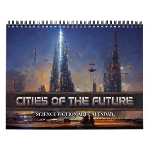2026 städer i framtiden 3 Science fiction Kalender